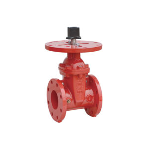 Flanged Resilient NRS Gate Valve with Post Flange (G.V.N101), UL/FM Approved